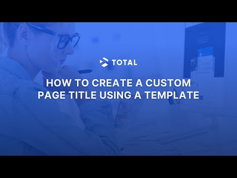 Custom Page Title in Total WordPress Theme