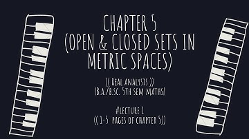 Real analysis | chapter 5|# Lect 1 |1-5 pages | Open & closed sphere | neighborhood | interior point