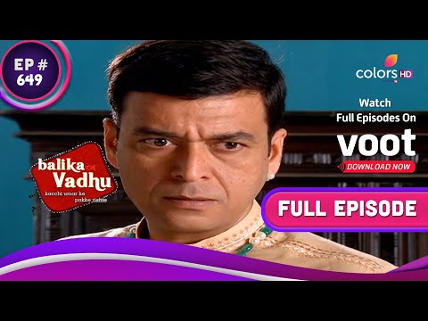 Balika Vadhu | बालिका वधू | Ep. 649 | Basant Falls Sick | बसंत पड़े बीमार