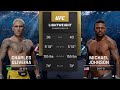 EA Sports UFC 6 Gameplay Charles Oliveira vs Michael Johnson
