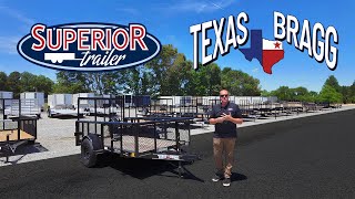 NEW 2025 Texas Bragg Utility Trailer Review | Superior Trailer