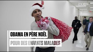 Barack Obama joue au Père Noël pour les enfants malades
