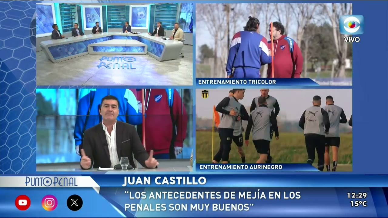 Juan Castillo en la previa de la final del Intermedio