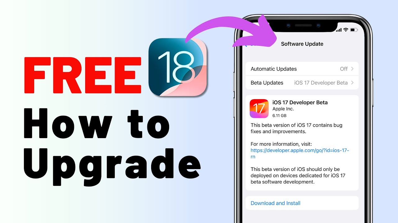 how to downlod iOS 17 Beta for free