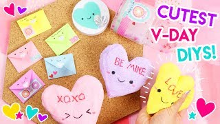 KAWAII Valentine's Day DIYs! 💖 (Squishies, Slime, and Pins)!