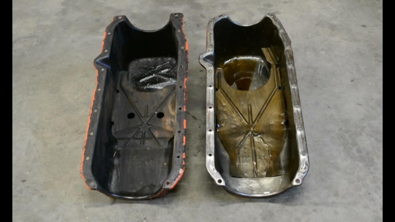 Sbc passenger side dipstick oil pan differences youtube
