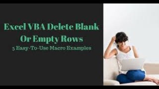 VBA Code for insert  and delete Blank row dynamically.