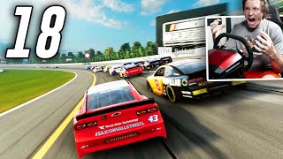 NASCAR Heat 5 - Part 18 - THE TRICKY TRIANGLE (Pocono is HARD)