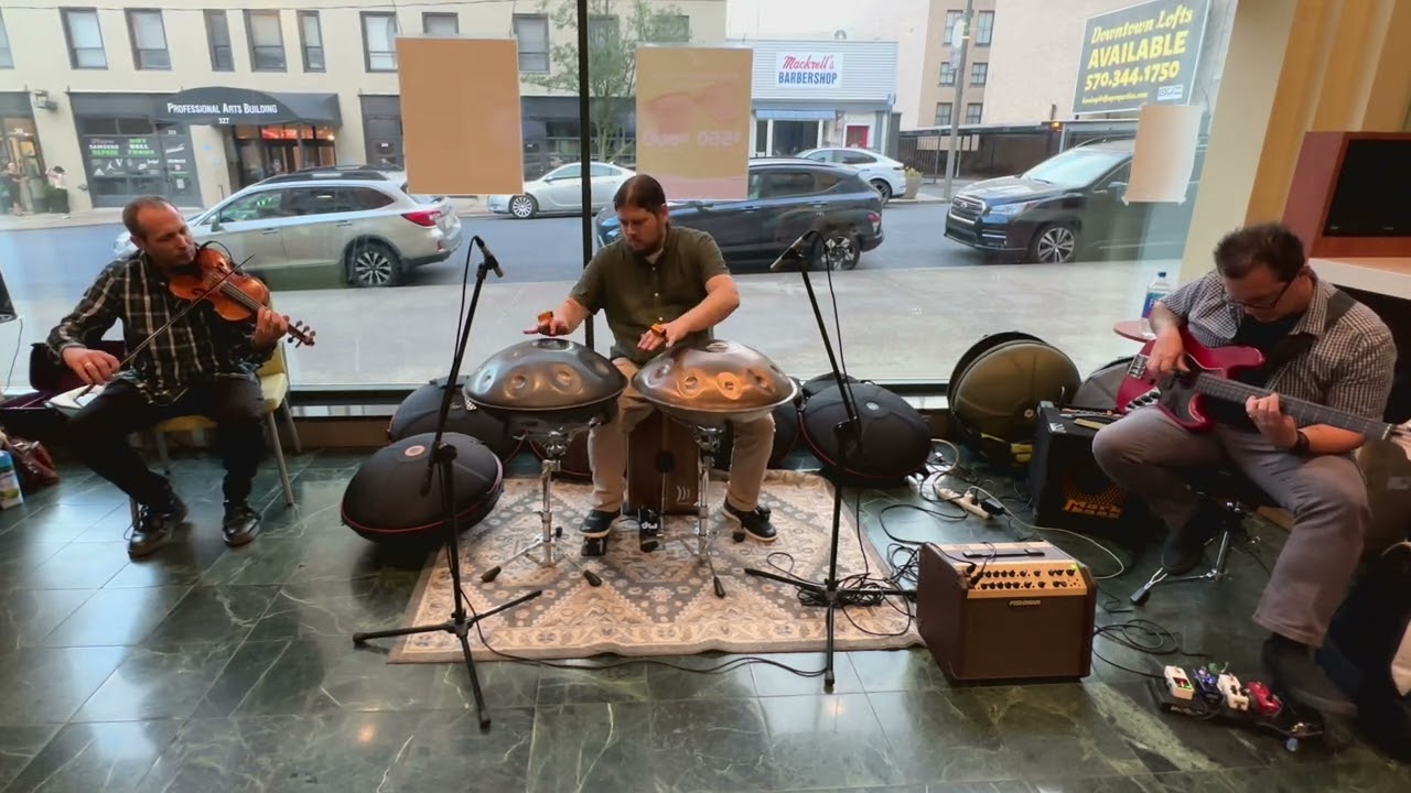 The Jacob Cole Trio | Handpan + Violin + Bass | "Bossa Nuva/Jungle Cave" @   Scranton Jazz Festival