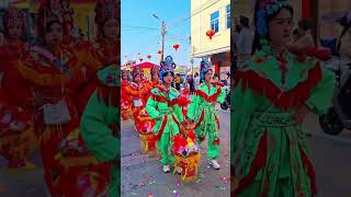 Charming Flower Basket Dance|Graceful Maiden Parade Show步履翩翩挑花篮,小仙女沿途尽显柔美舞姿 #trendingshorts #非物质文化遗产