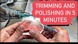 PART4: HOW TO POLISH DENTURES: GET A SHINY DENTURE IN 5 MINS ONLY!