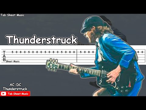 AC-DC - Thunderstruck Guitar Tutorial | TAB