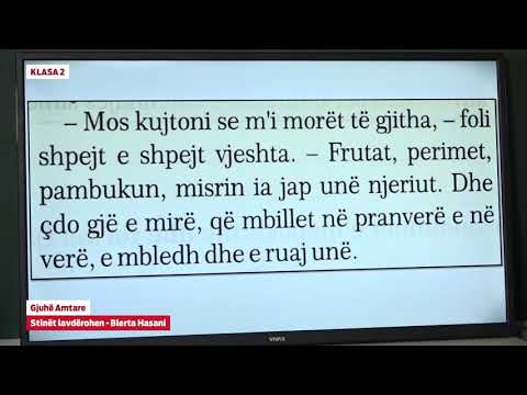 e Mesimi Klasa 2 - 2539 Gjuhë Amtare - Stinët lavdërohen