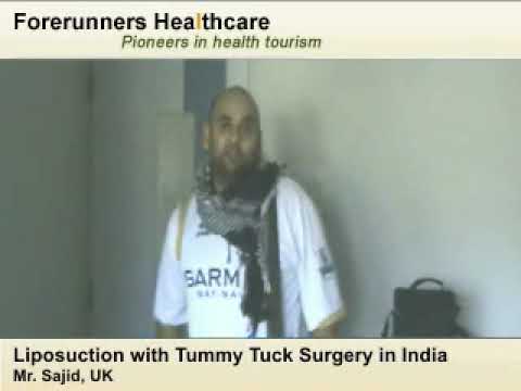Sajid khan’s experience of lipoplasty cum abdominoplasty at Goa in India