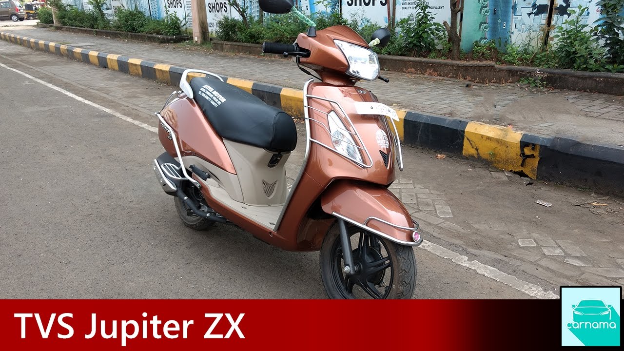 TVS Jupiter ZX Walkaround, Engine Sound and Motion | carnama