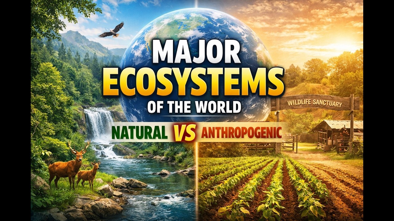 All Major Ecosystems of the World | Forest, Desert, Marine, Urban ...