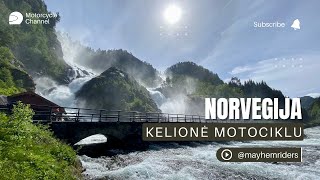 Moto kelionė po Norvegiją
