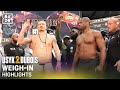 Oleksandr Usyk Vs Daniel Dubois 2 Weigh In Highlights Oleksandr Usyk Vs Daniel Dubois 2 Weigh In Highlights