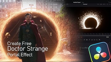 Create Doctor Strange Portal Free | Davinci Resolve 18 Tutorial
