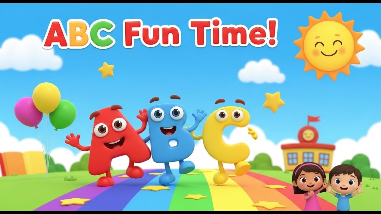ABC Fun Time! 🎉 | Alphabet Learning Song for Kids | A to Z Educational ...