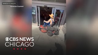 Florida man arrested after joyriding lawnmower through Target store