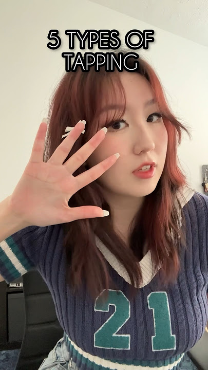 ASMR 5 types of tapping 🫡🤤 #satisfying #tapping #tingles #fastasmr