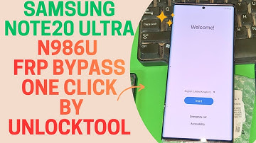 Samsung Note20 Ultra N986U Erase Frp One Click By UnlockTool Via Cable EDL | n986u frp bypass