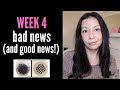 WEEK 4: TRACKING 4 WEEKS OF HAIR LOSS AND SAVING IT IN BAGS | The FINAL tally + shocking news!