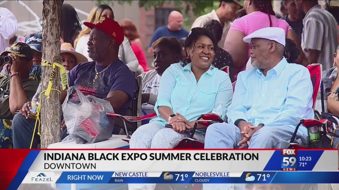 Indiana Black Expo free summer concert draws huge crowd downtown YouTube