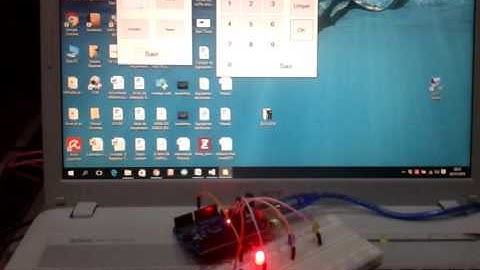 Projeto Arduino e Visual Studio LED