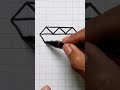 Simple drawing diamond  how to draw easy for beginners shorts