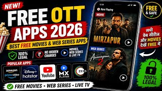 Free OTT Apps 2026 | Best Free Movies & Web Series Apps | 100% Legal OTT Platforms | screenshot 4