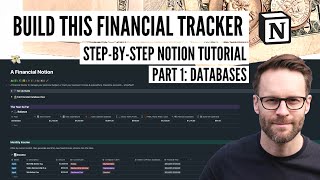 A Financial Notion: My Financial Tracker Build | Stepby Step Notion Tutorial