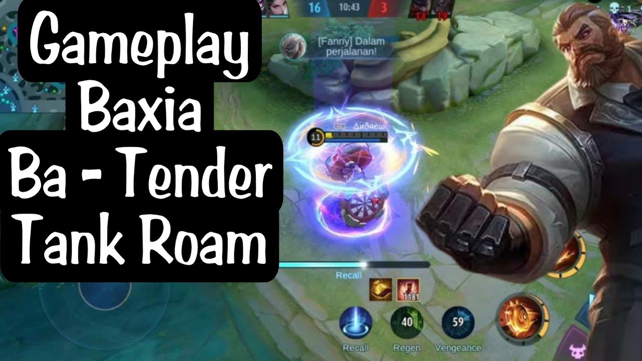 Baxia Tank Gameplay 2022 | Tutorial Baxia Tank Roamer | Review Skin BA