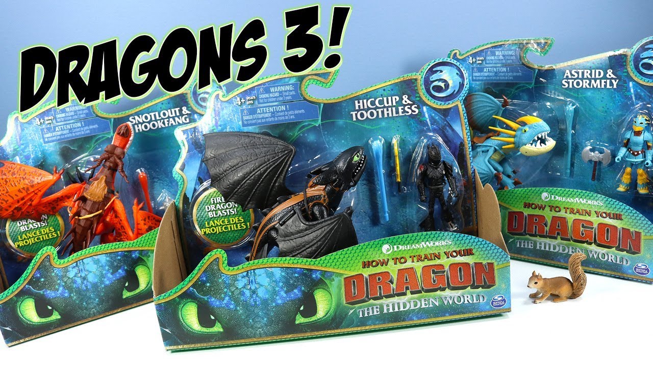 pil Arne Vereniging How to Train Your Dragon 3 The Hidden World Review Spin Master Toys -  YouTube