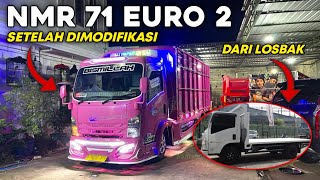 MODIFIKASI TRUK NMR 71 EURO 2 || DARI LOSBAK JADI SEKEREN INI⁉️😱