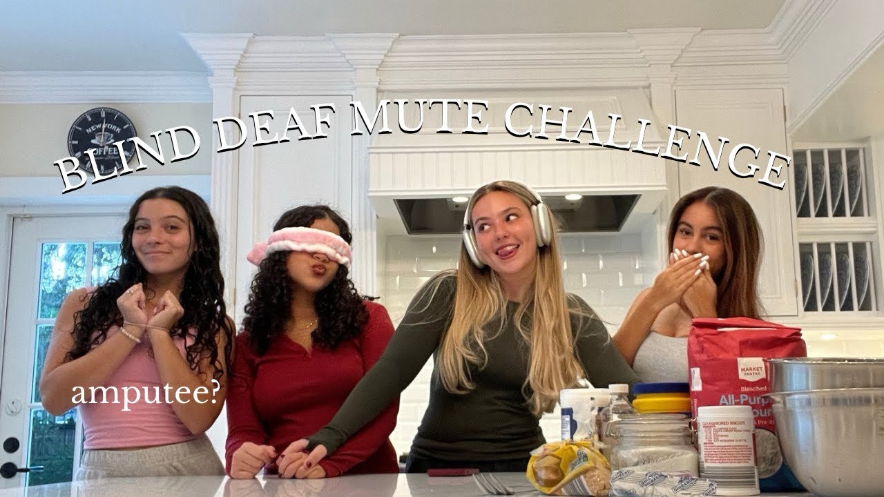 BLIND DEAF MUTE CHALLENGE WITH A TWIST