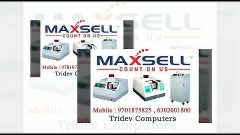 Cash counting machine service and sales