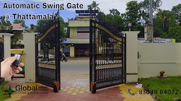 Automatic Roller Swing Gate motor installed at Thattamala, Kollam| Remote Gate 📞8304884072