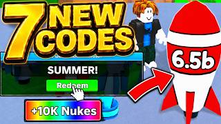 *NEW CODES* ALL WORKING CODES FOR MERGE A NUKE IN JULY 2026! ROBLOX MERGE A NUKE CODES