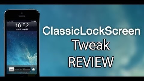 ClassicLockScreen Tweak Review