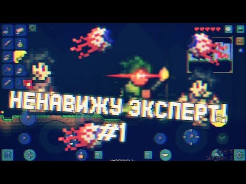 Видео: ПРОХОЖДЕНИЕ ТЕРРАРИИ 1.3 НА АНДРОИД С ДРУГОМ! #1 Ненавижу Эксперт! :X