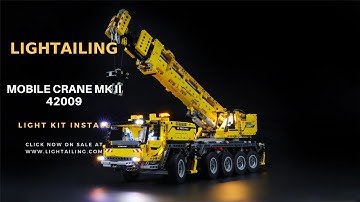 Lightailing Light Kit For Install In Lego Mobile Crane MK II 42009