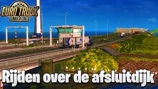 Rijden over de Afsluitdijk! | Euro Truck Simulator screenshot 5