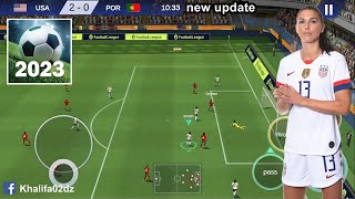 Football League 2023 - Gameplay Walkthrough  (Android) Part 39 Woman Football update