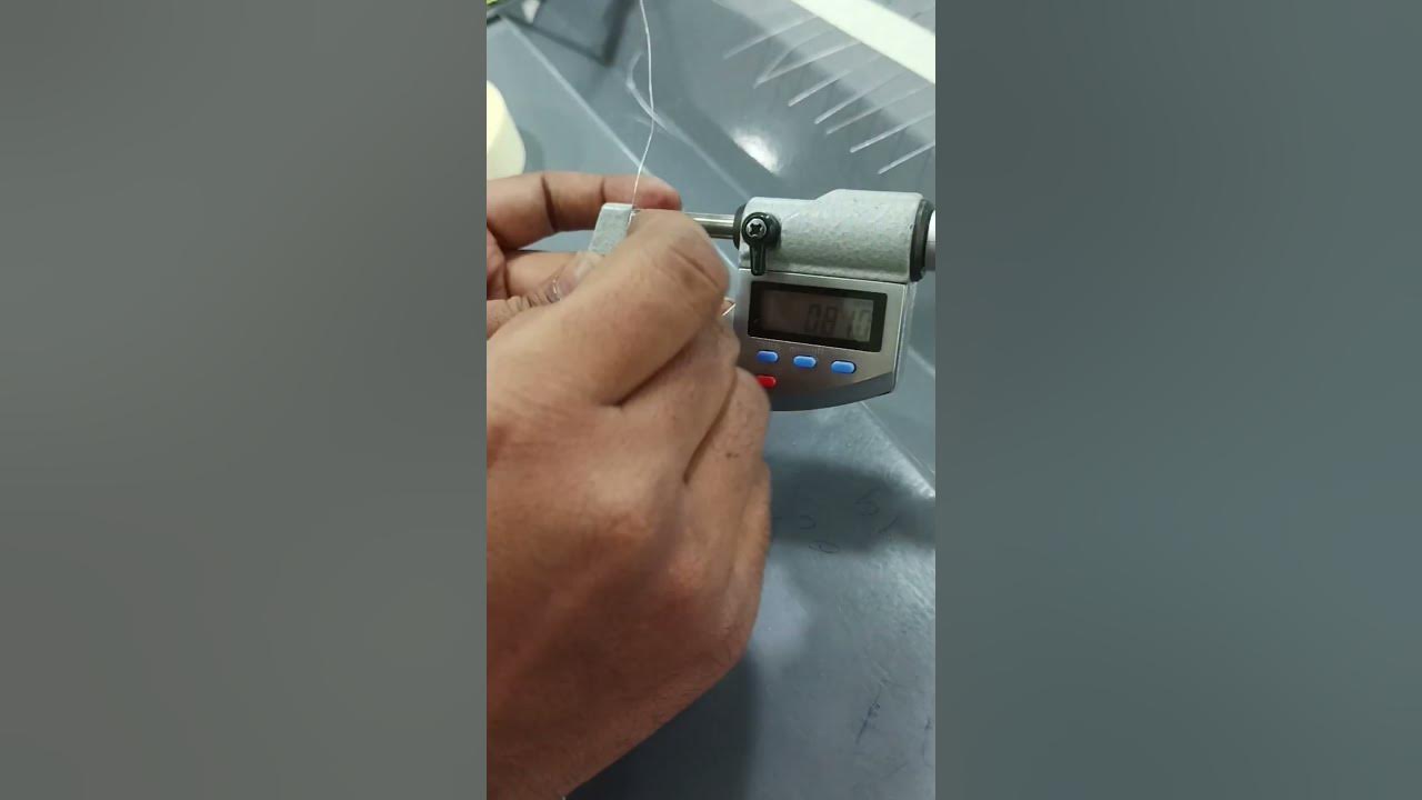 how-to-measure-diameter-of-wire-through-digital-micrometre-youtube