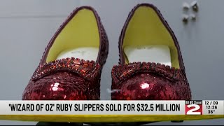 'Wizard of Oz' Ruby Slippers Sold at Auction for Millions
