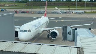 Turkish Airlines Airbus A321-271NX | Departure from Birmingham Airport!