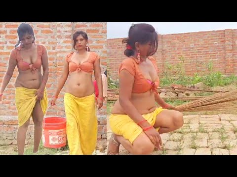 Village girl without blouse hot video trailer