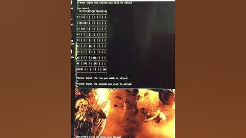 Computer Science 1 Battleship Code